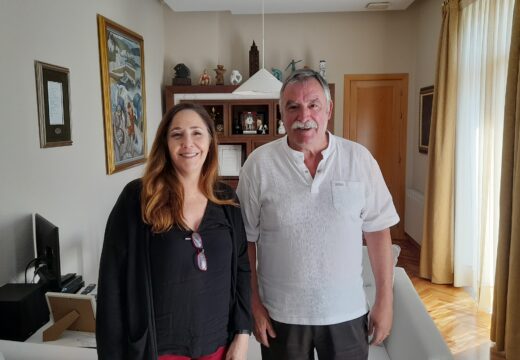 Mariela Castro, filla de Raúl Castro, visita o Concello de Oleiros